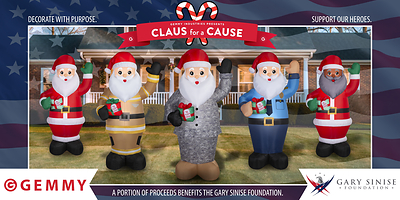 Get a Head Start on Holiday Cheer with Claus for a Cause Inflatables